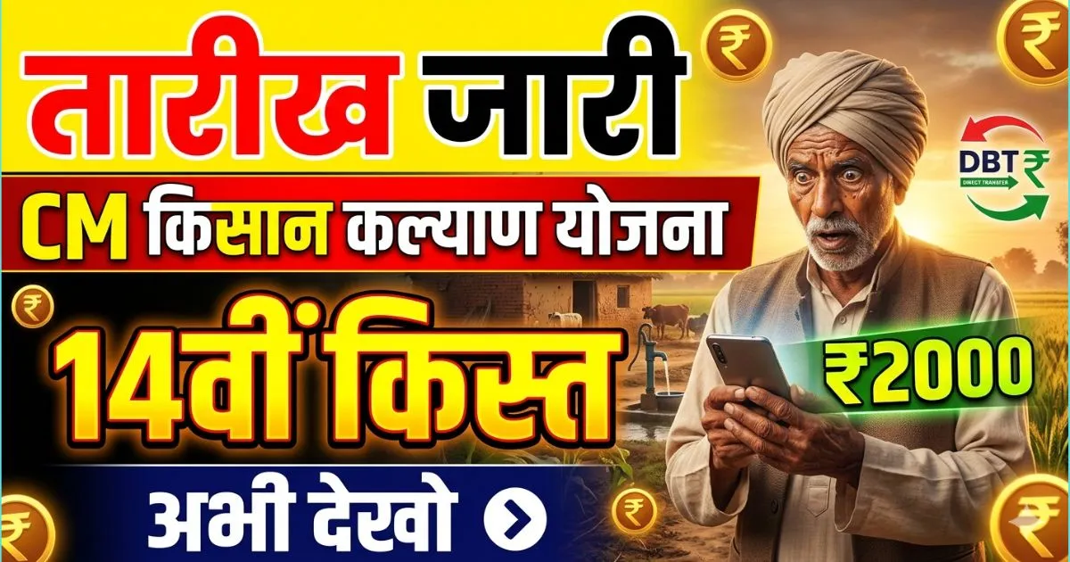 Cm Kisan Kalyan Yojana Mp 14 Kist Kab Aayegi 2026 | 83 लाख किसानों के लिए 2000+2000 रुपये की 14वी और 15वी किस्त किसानो के लिए तारीख की आयी अपडेट?