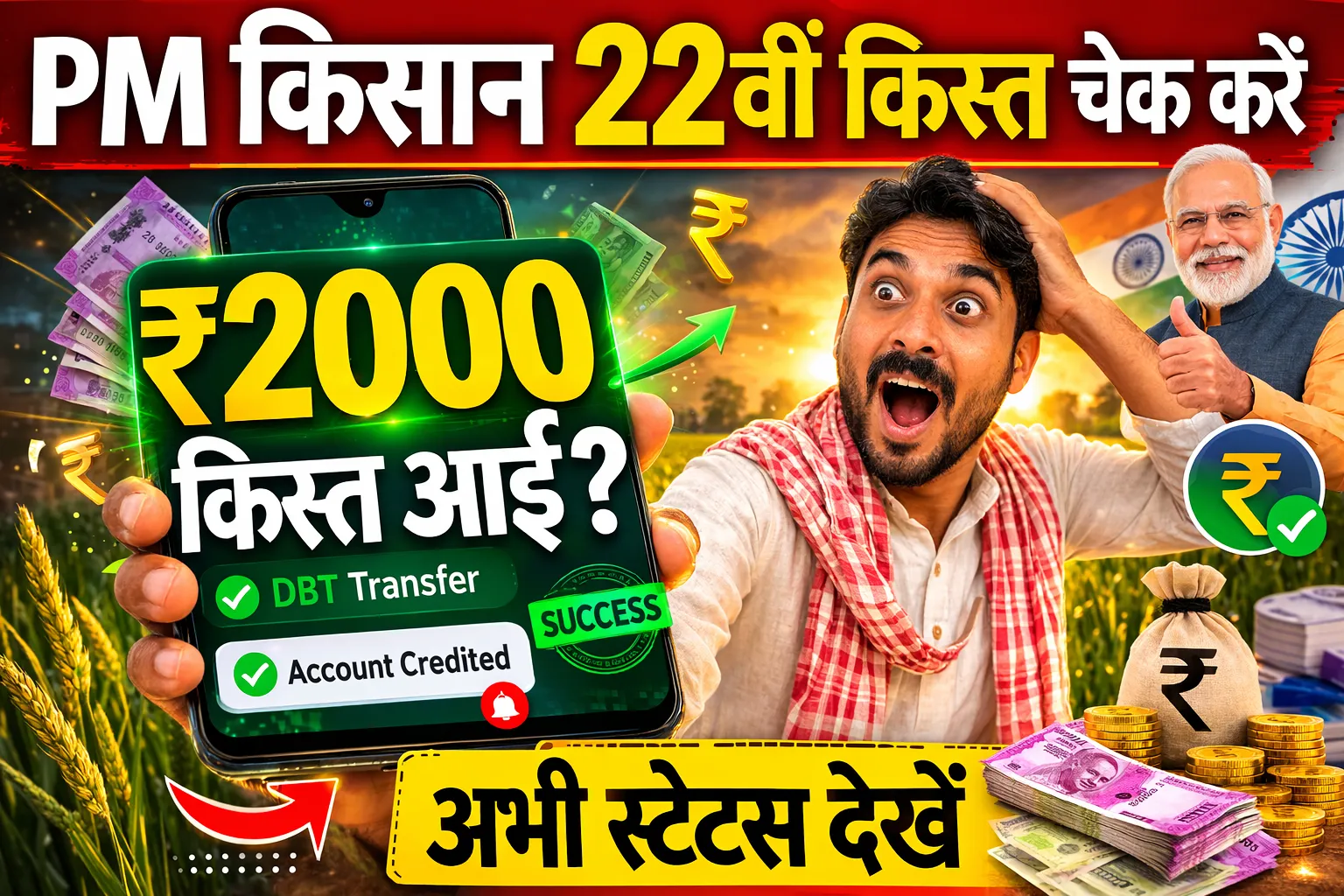 PM Kisan Ki 22 Kist Kab Aayegi 2026 | खाते में 2-2 हजार रुपये, 22वीं किस्त में कई बड़ी घोषणाएं , किसानों को मिल गई फायदा अभी देखें?